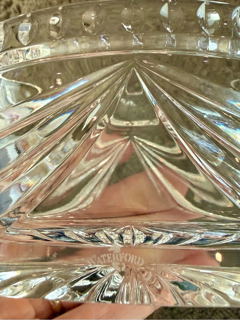 Waterford Clear Cut Crystal Decorative Bowl